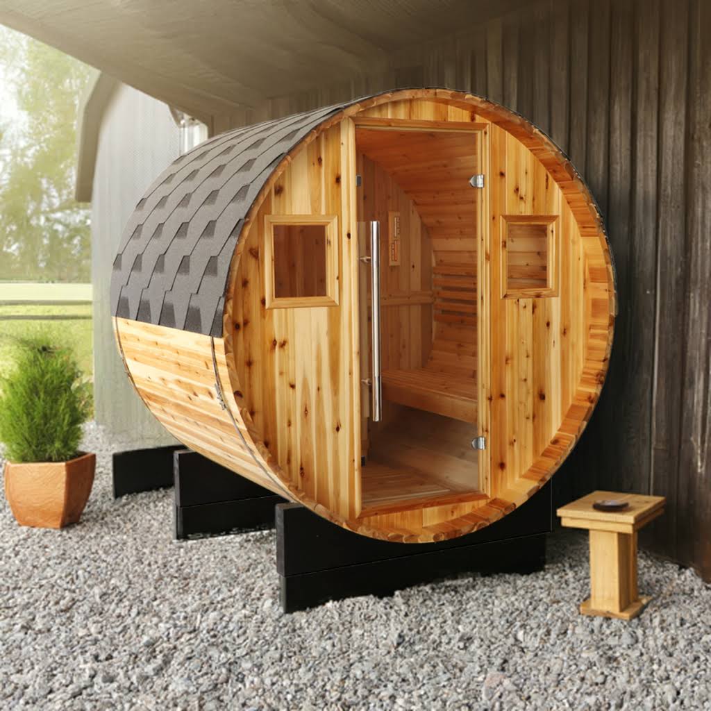 SunRay Solace 2-Person Barrel Sauna